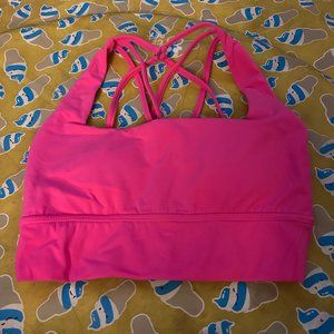 BuffBunny Revolution Sports Bra - Miami Vice Pink Size Small